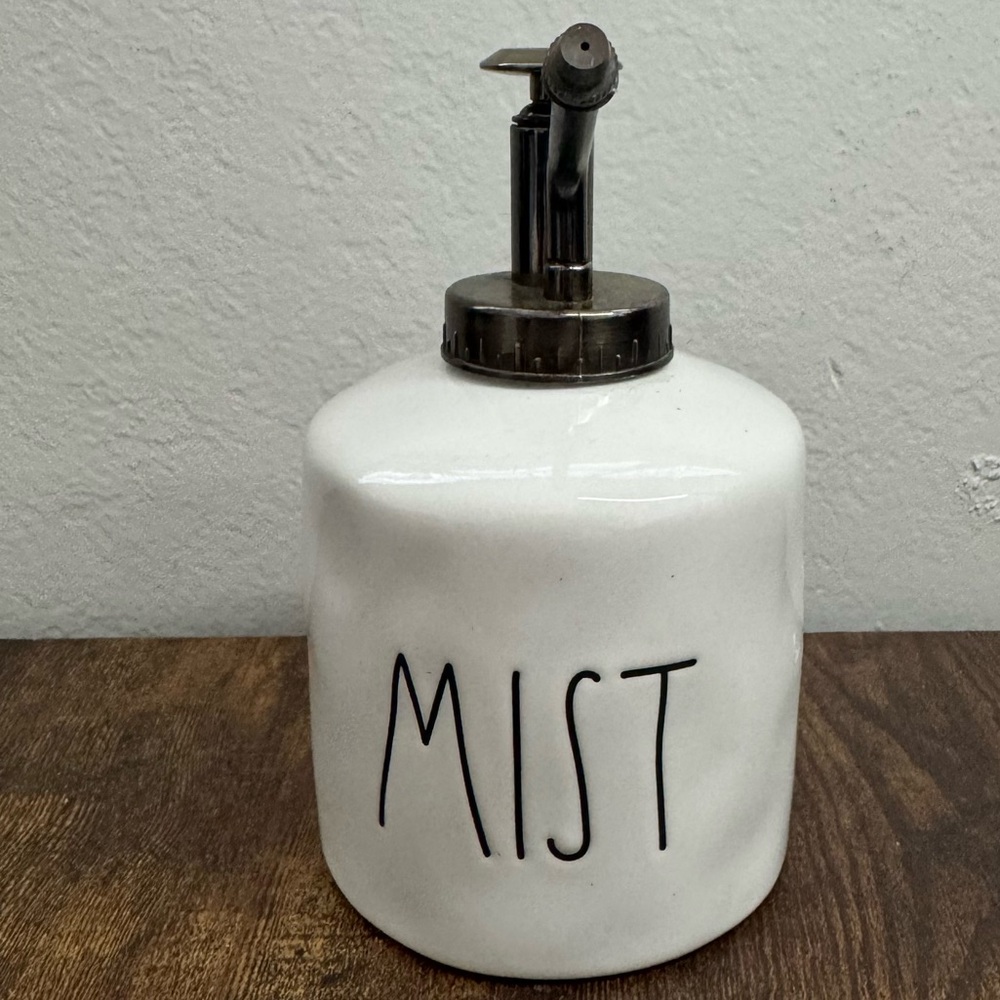 RAE DUNN - Artisan Collection - by Magenta  - Ceramic Plant Spray Mister white